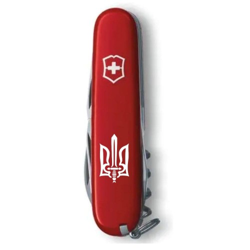 Ніж Victorinox Spartan Ukraine Тризуб ОУН білий Фото 2
